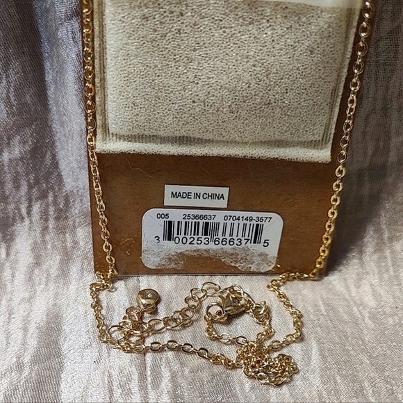 Rachel Roy Heavy Plated Evil Eye Rhinestone Enamel Necklace Protection Good Luck - Picture 9 of 10